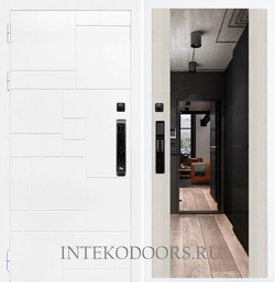 Домино Белое F55 зеркало ELIT