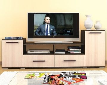 Тумба-ТВ ПАРУС-2 венге / дуб молочный