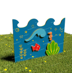 Забор уличный из экопластика 1, секция 1000х740 мм