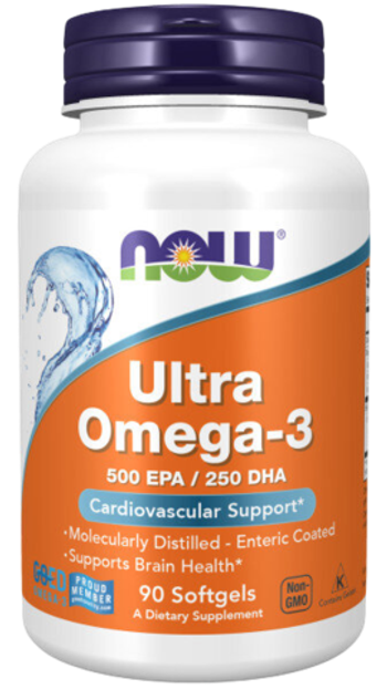 Now Foods Ultra Omega-3 90 softgels, Ультра Омега-3