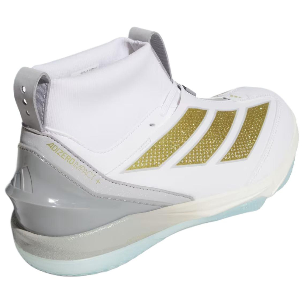 Adidas Adizero Impact+ 2.0 Support Function Classification Support Functionality Baseball Shoes Men"s White