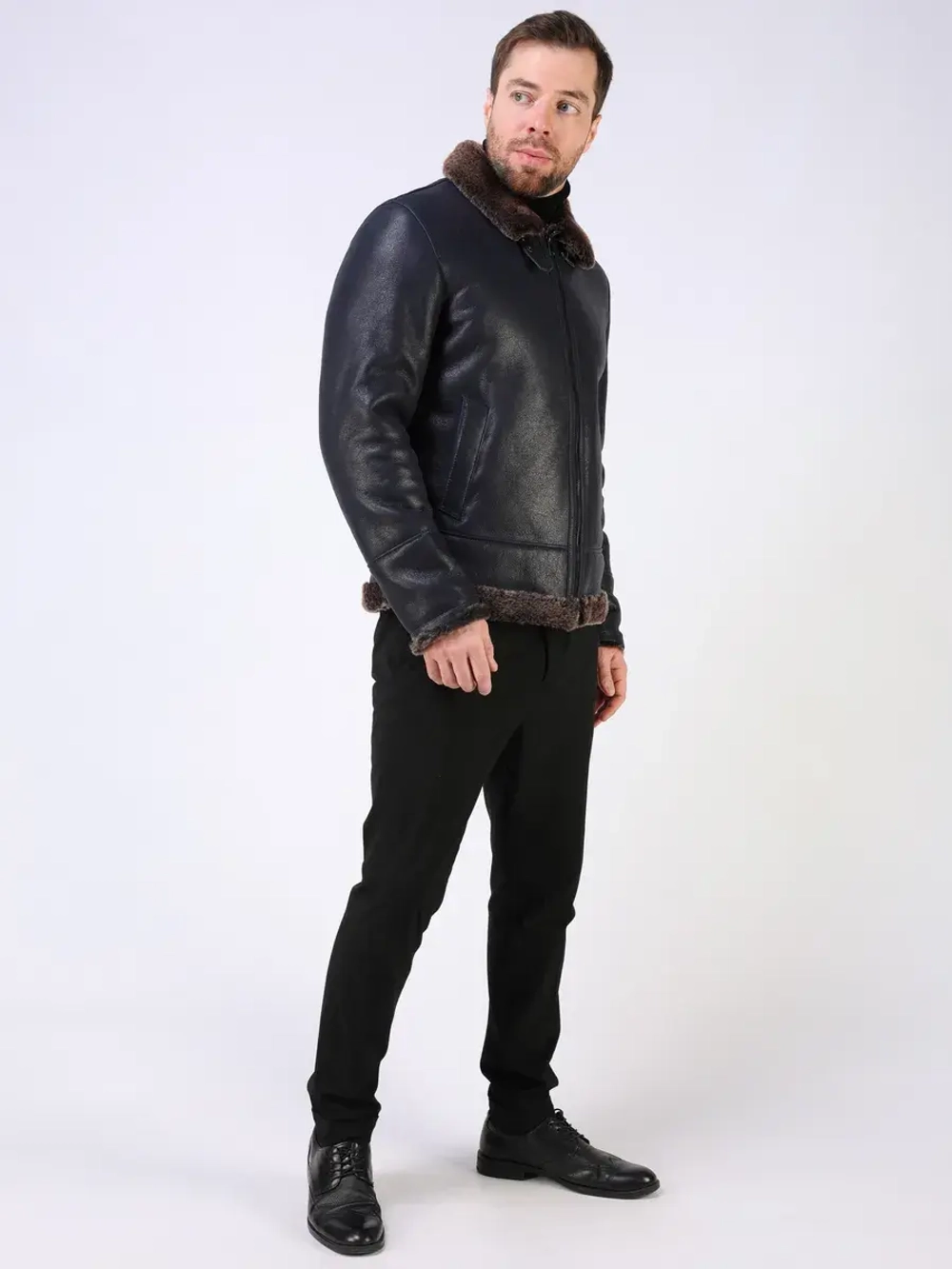 Дубленка зимняя натуральная пилот