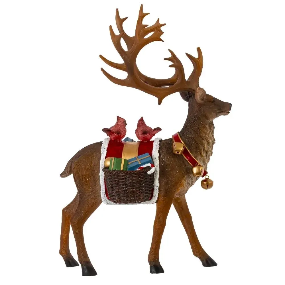 Фигурка декоративная с подсветкой "Олень", L23 W12 H32 см, (2хAAA н/п)