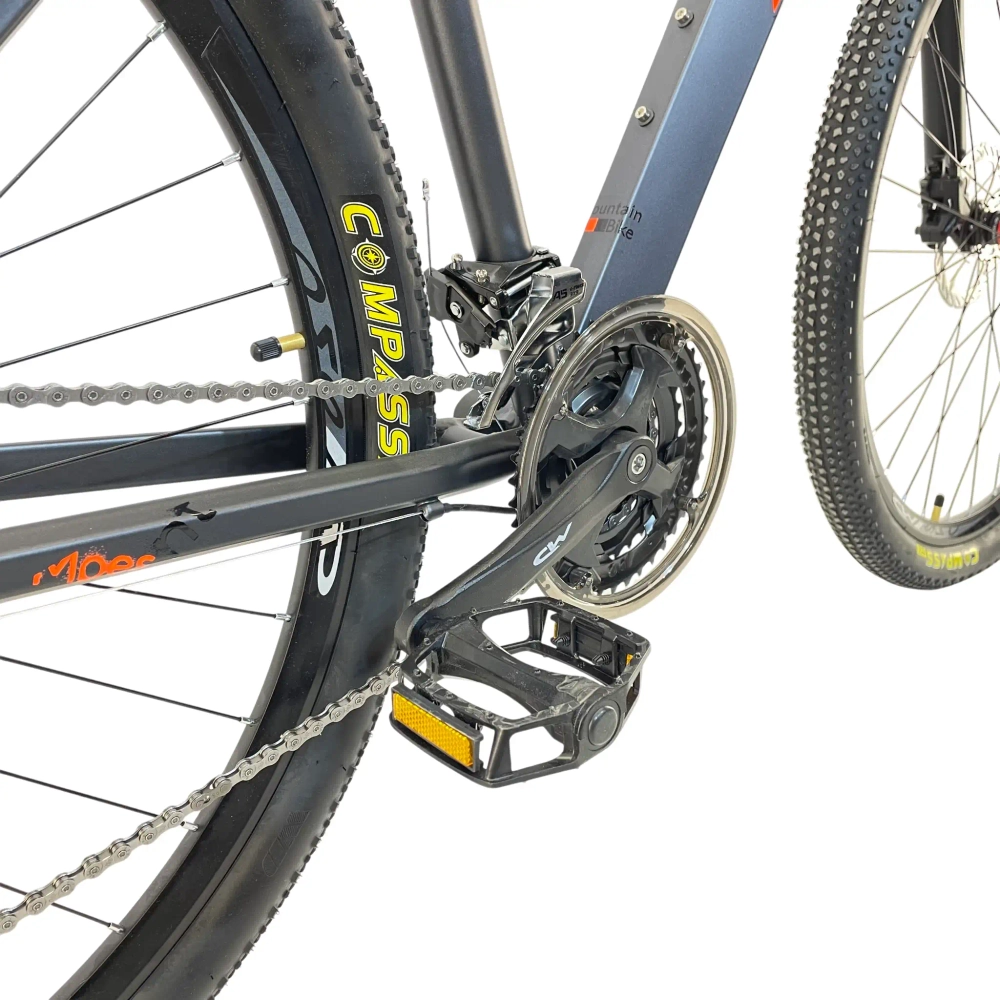 Велосипед Mingdi 29" 27скор (алюминиевая рама, гидравлический тормоз, L-Twoo, MD) Серо-оранжевый (MD