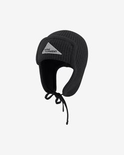 Шапка Mountain Earflap Beanie черная