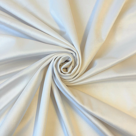 Бархат бело-молочный, 300 см, арт. 999-1