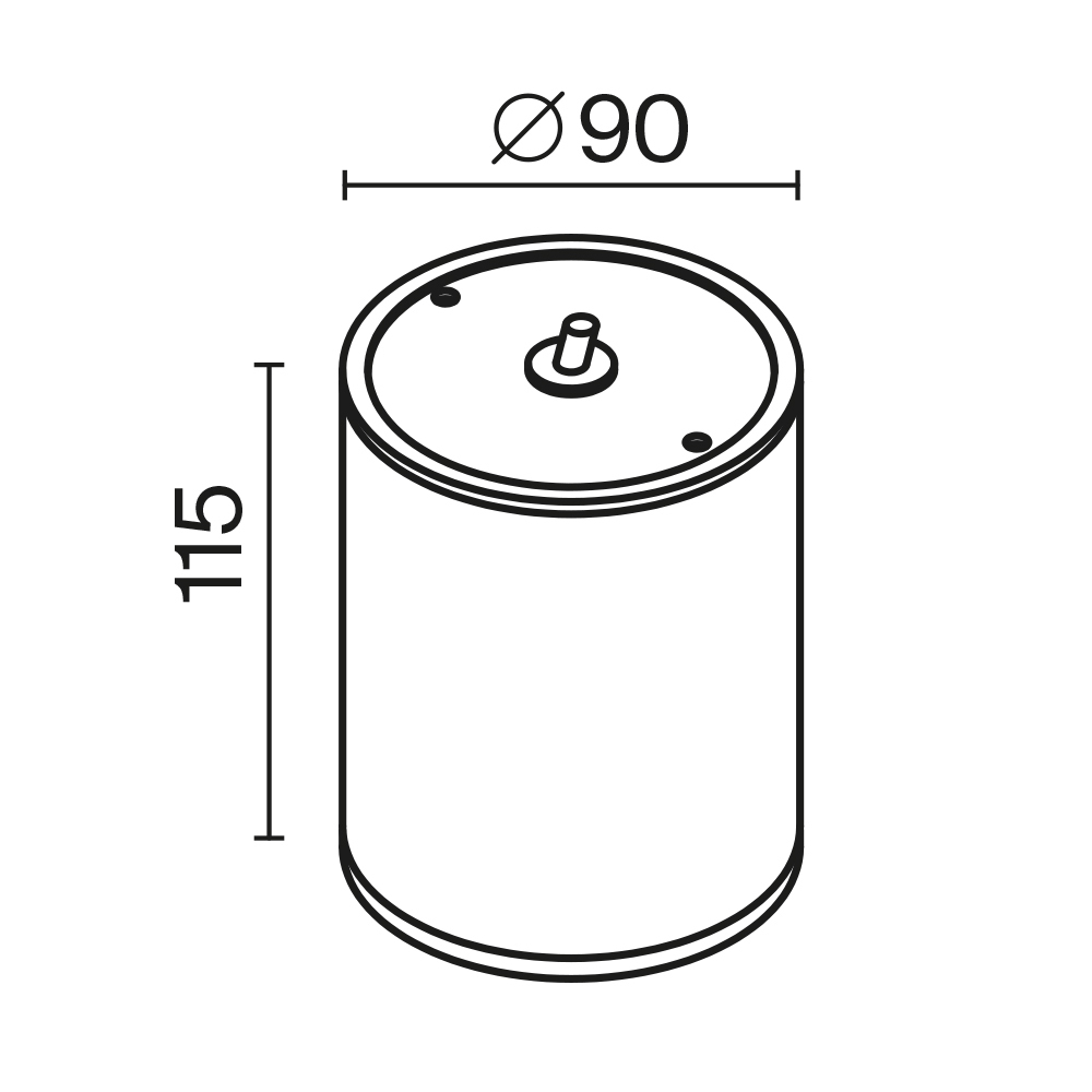 Потолочный светильник Outdoor O306CL-L7GF