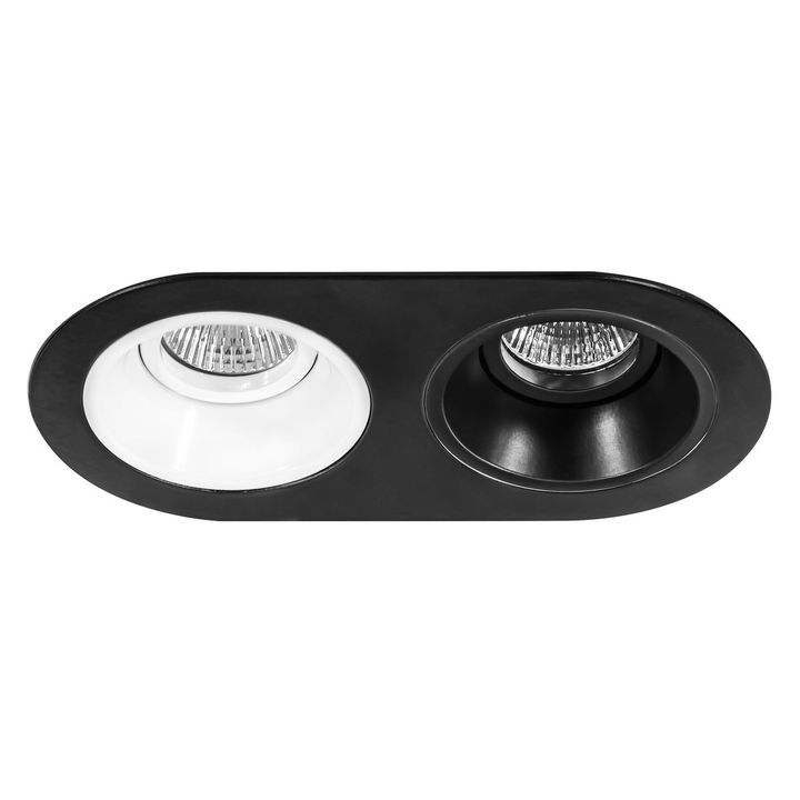 Комплект из светильников и рамки Lightstar Domino Round (214657+214606+214607) D6570607
