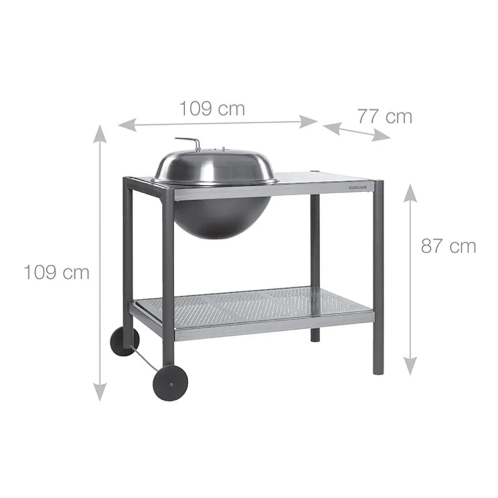 Угольный гриль Dancook 1500 с поверхностью для готовки, C22SC0213