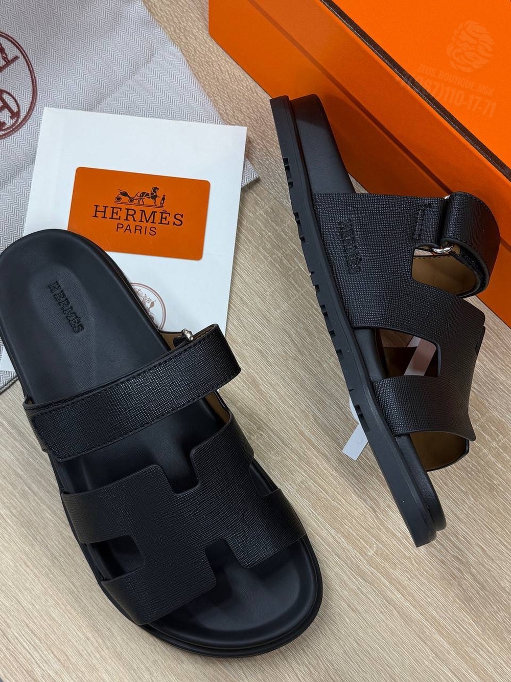 Шлепанцы Hermes Chypre