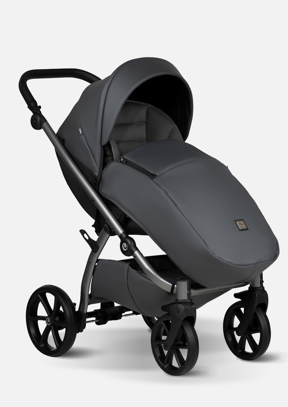 Tutis Коляска 2 в 1 UNO 5+ Leather Licorice