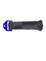 Швартовый трос ЯКОРНЫЙ 10,0 мм, черный, 30 м, евромоток