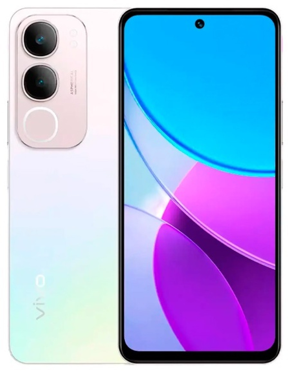 Смартфон Vivo Y19s 4 ГБ/128 ГБ серебристый