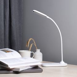 Настольный светильник ЭРА NLED-524-6W-W светодиодный аккумуляторный белый