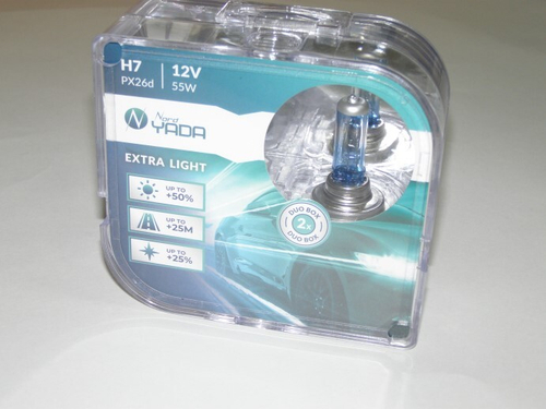 Лампа H7 12V 55W Px26d набор +50% EXTRA LIGHT (Nord Yada)