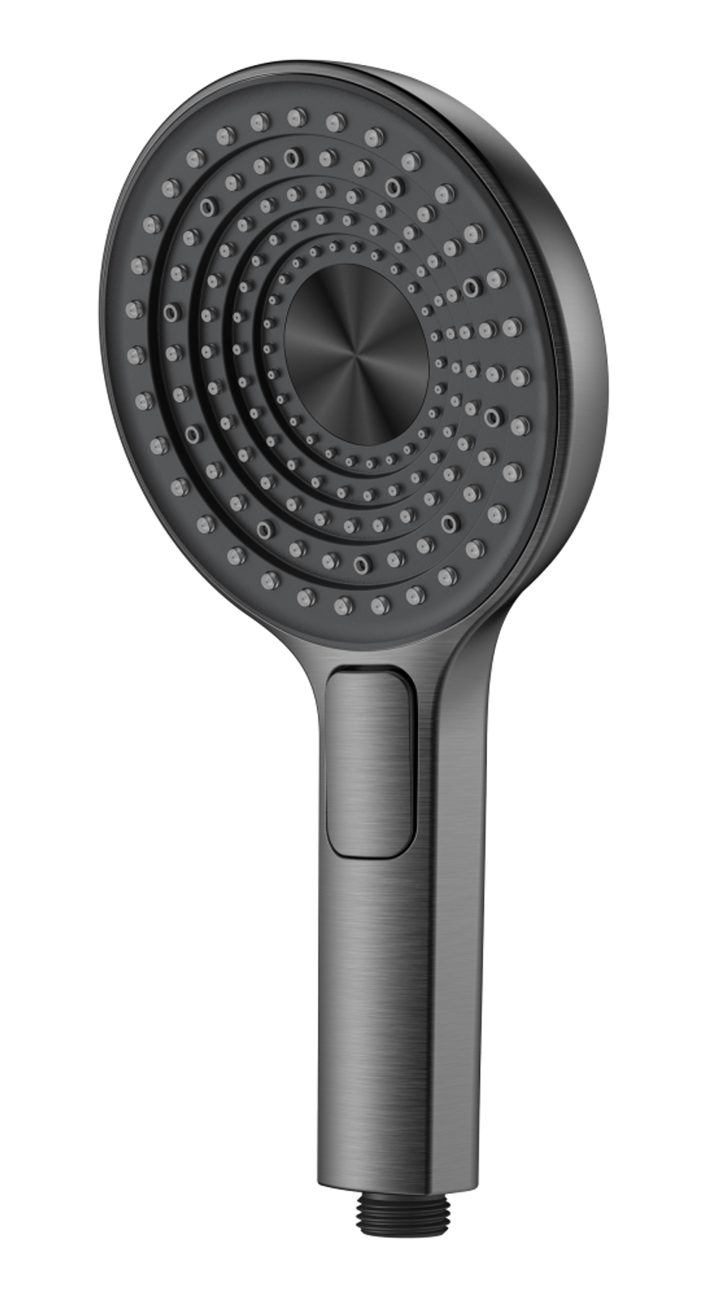 3029-Q Лейка массажная 3 позиции, кнопка (ГРАФИТ) GANZER  (56/1шт)