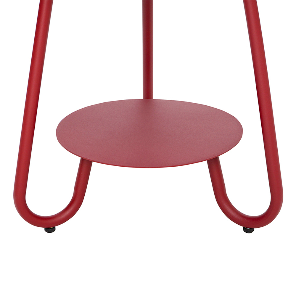 Столик stian, D50 см, красный