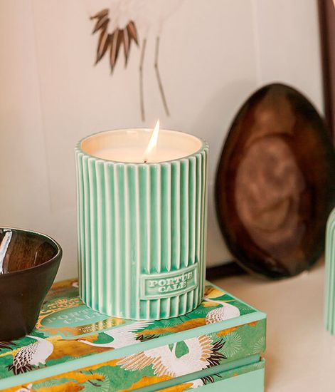 Белый журавль, свеча в подарочной коробке White Crane, Castelbel Porto