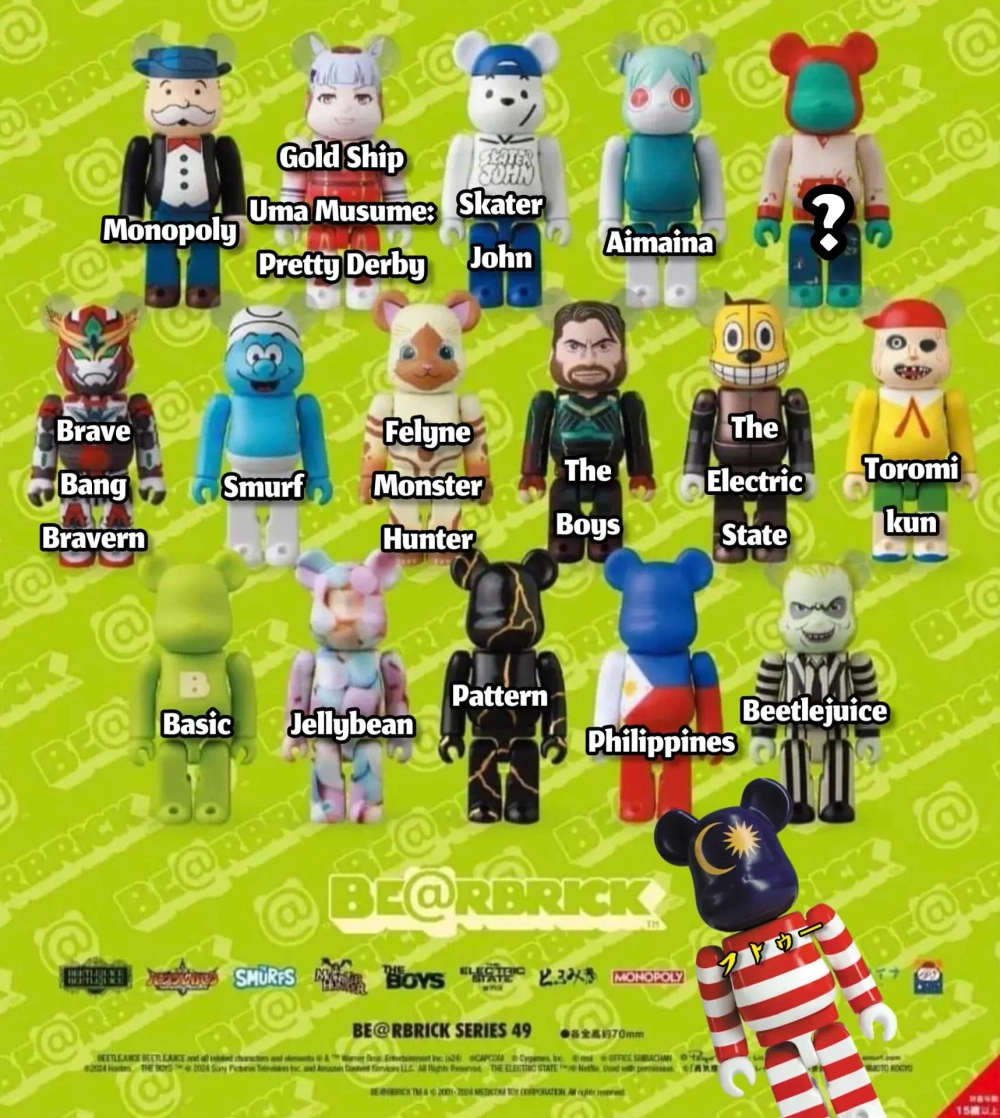 BE@RBRICK 100% BLIND BOX SERIES 49