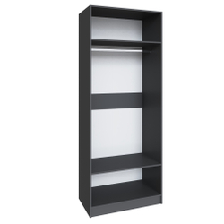 Шкаф Мадрид (0,9) без зеркала графит серый