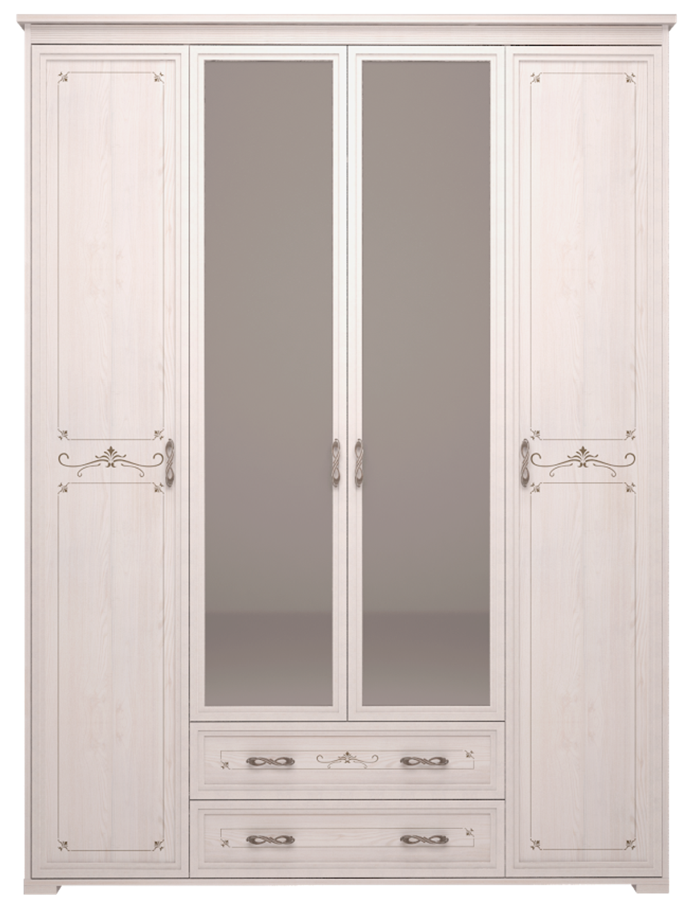 Шкаф для платья и белья Афродита 02  без карниза