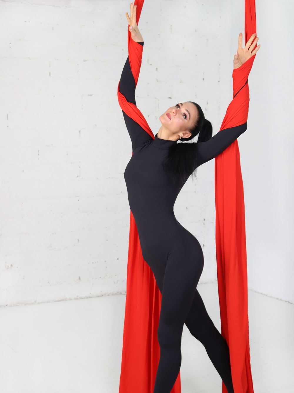 Cat Suit Unitard, Black