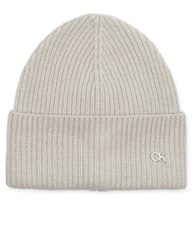 Хлопковая шапка Calvin Klein - серый(K60K612592)