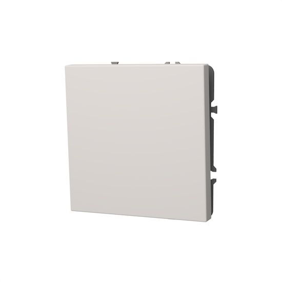 Выключатель встраиваемый VOLTUM S70 одноклавишный 10А, (белый матовый)