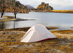 Палатка Naturehike Cloud Up Si 1-местная, алюминиевый каркас, сверхлегкая, серо-красная, NH18T010-T-DLG