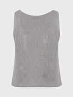 Жилет вязанный с люрексом