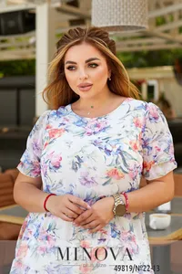 Платье 22-13-молочный Minova