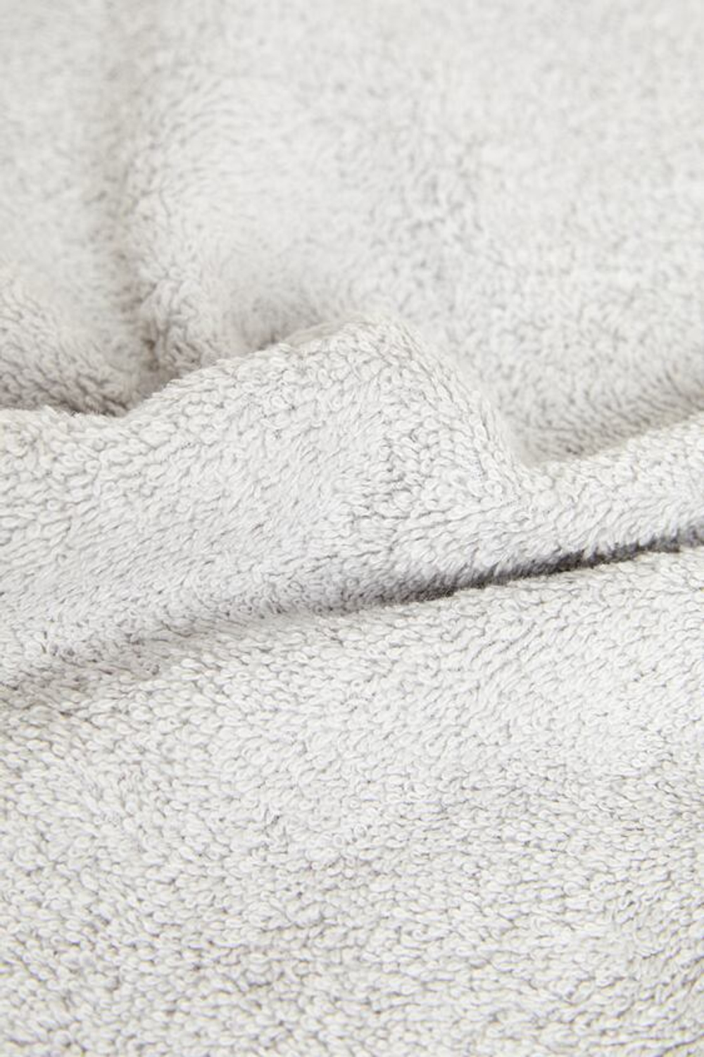 ZARA HOME ХЛОПКОВОЕ ПОЛОТЕНЦЕ (НАБОР ИЗ 3 ШТУК), СВЕТЛО-СЕРЫЙ