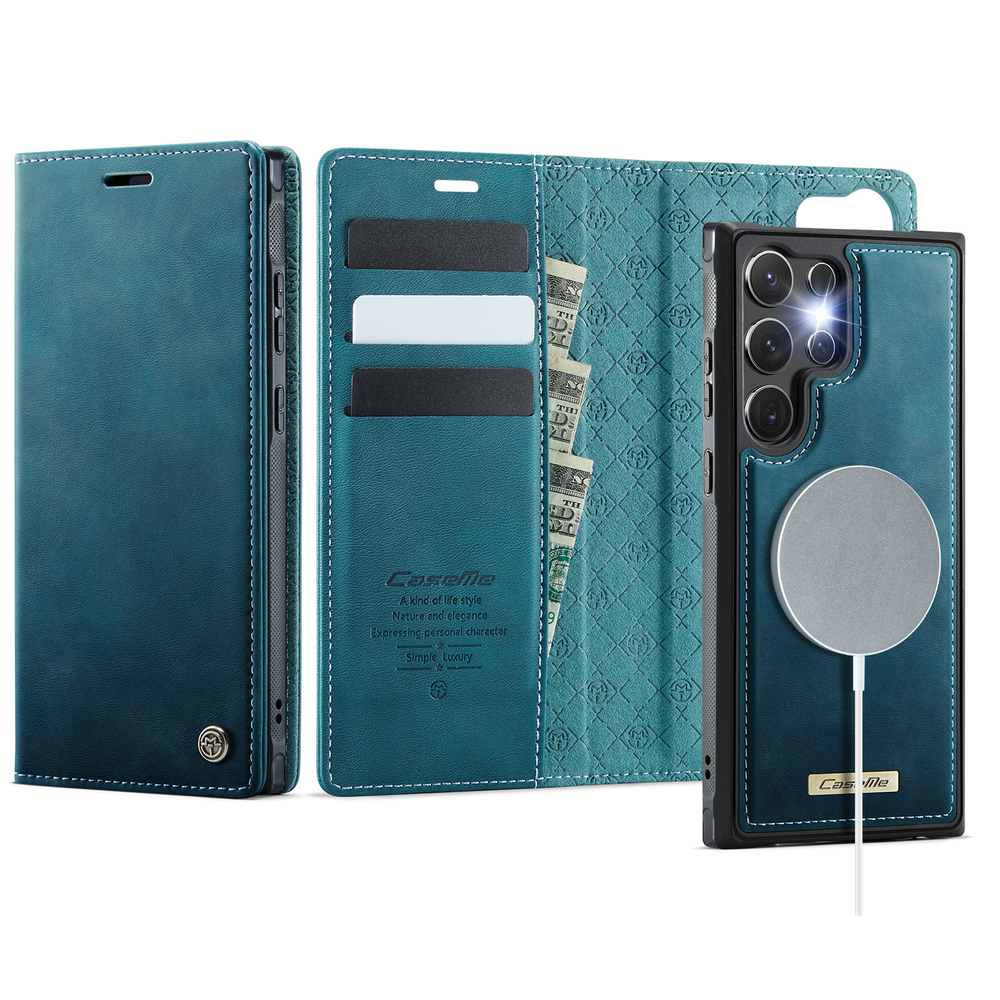 Чехол-кошелек CaseMe 2 in 1 MagSafe Samsung Galaxy S23 Ultra