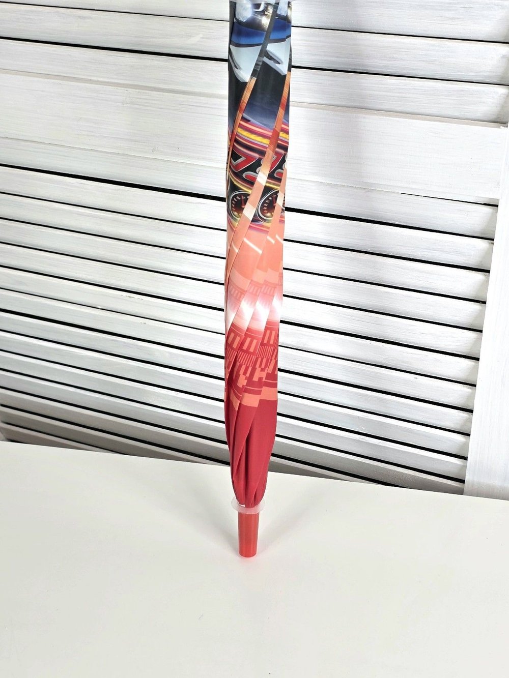 Зонт детский Гоночные машинки 48,5 см красный (202002036-1)