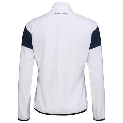 Кофта для девочки теннисная  Head Club 22 Jacket G - white/dark blue