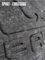 Футболка Bad Boy Embossing черная