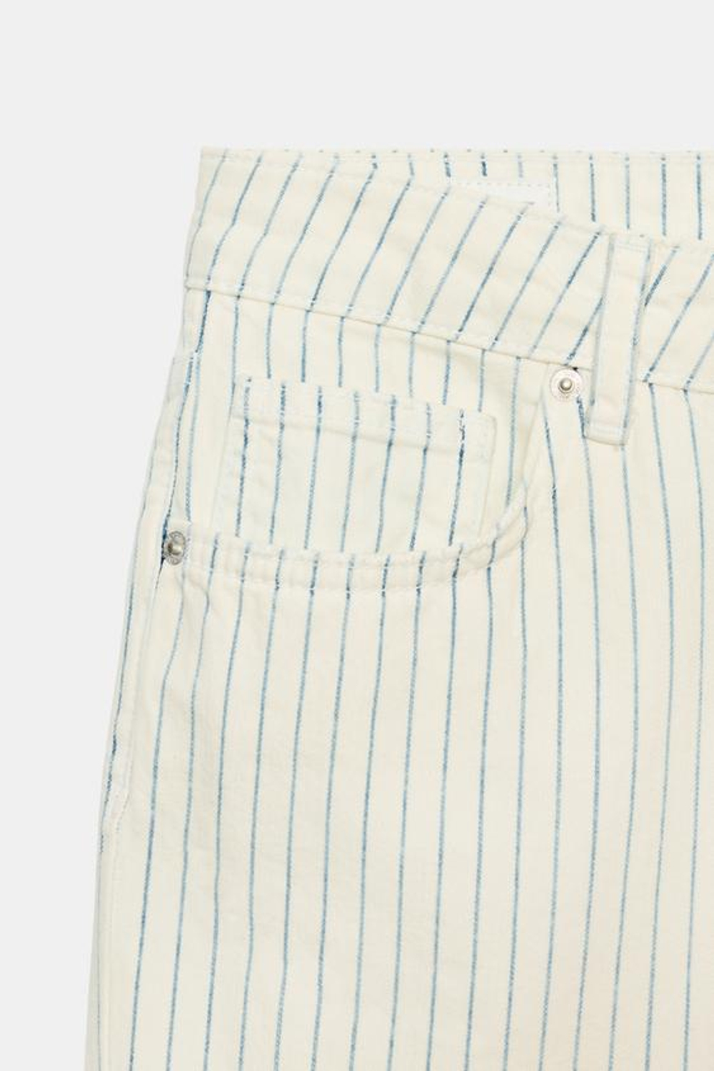 ZARA ДЖИНСЫ TRF ПРЯМОГО КРОЯ В ПОЛОСКУ С НИЗКОЙ ПОСАДКОЙ, ПОЛОСКИ