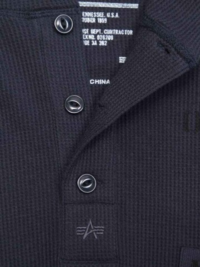 Толстовка Alpha Industries Langdon (т. синяя - r.blue)