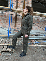 Женская горка Валькирия флис / осень-зима / олива исландия