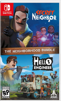 The Neighborhood Bundle: Secret Neighbor + Hello Engineer (картридж для Nintendo Switch, интерфейс и субтитры на русском языке)