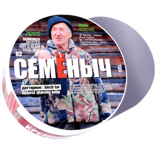 Мыло для бритья ТДС: Семёныч, 85 гр., баночка формула 4