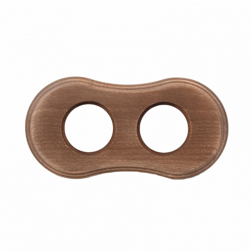 Рамка 2-х постовая для скрытого монтажа (дерево, Винтаж) BF8-620-18