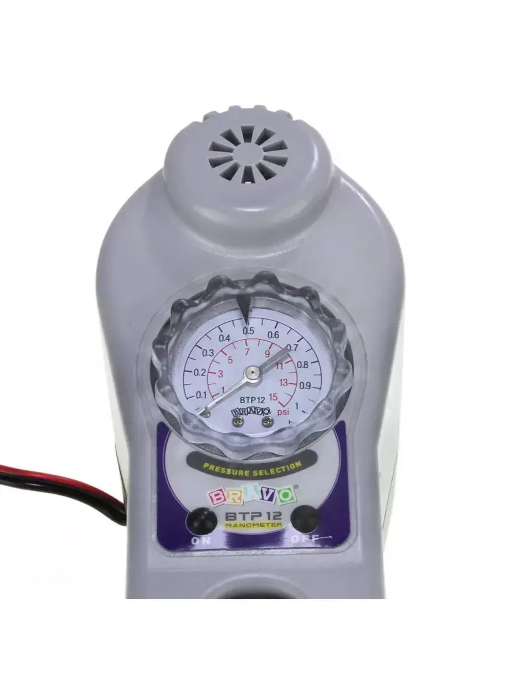 Электрический насос 12V BТP12 М с аналоговым манометром