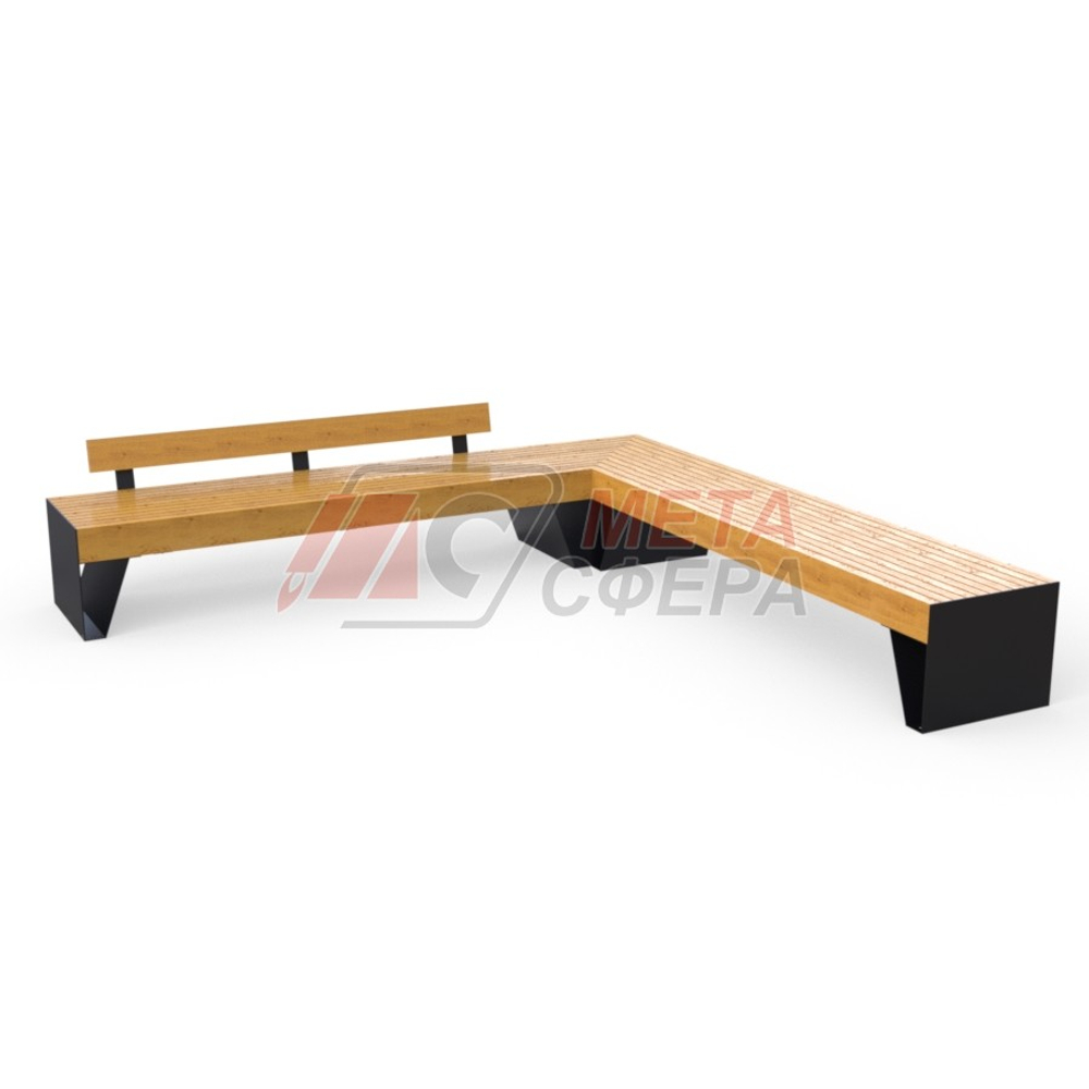 Скамейка Терон угловая