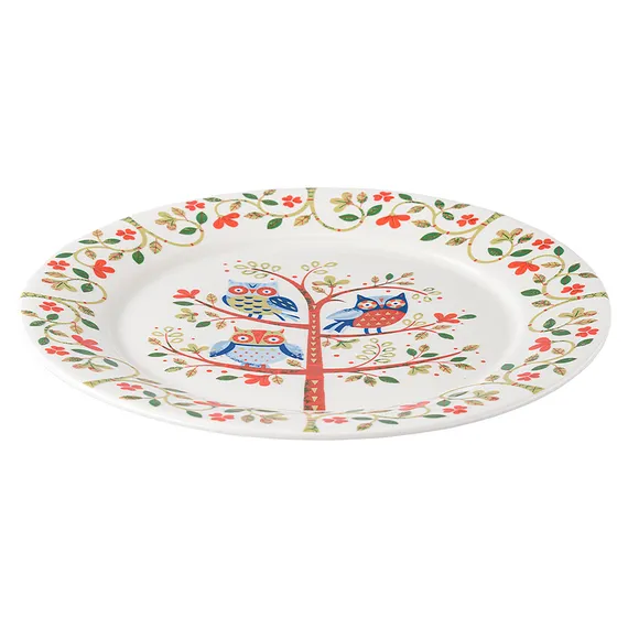 Тарелка owl из коллекции birds of paradise, D28 см