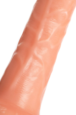 Телесный фаллоимитатор на присоске RealStick CALIBER - 18 см. (Цвет: телесный)