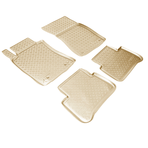 Ковры в салон Norplast/Unidec для Mercedes-Benz E в кузове W211 (2002-2009), Бежевый, арт.NPL-Po-56-50-B