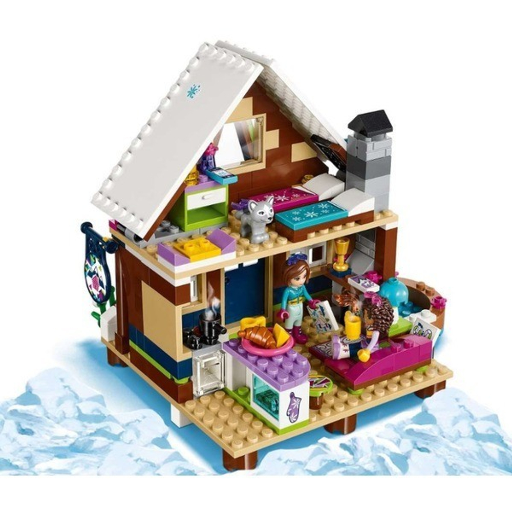 LEGO Friends: Горнолыжный курорт: Шале 41323 — Snow Resort Chalet — Лего Френдз Друзья Подружки