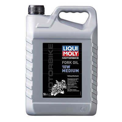Liqui Moly, fork oil 10W medium. 5 liter