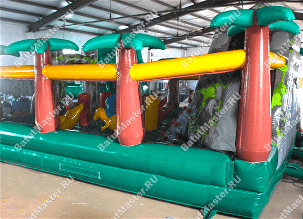 Надувной батут "Ущелье динозавра"